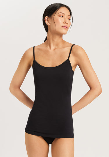 71412 Cotton Sensation Spaghetti Cami - 019 Black